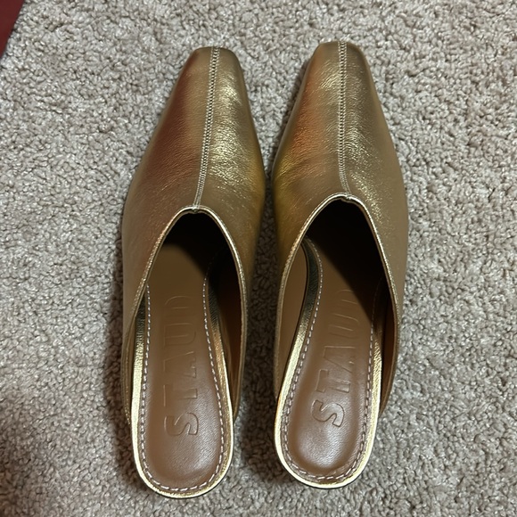 STAUD metallic leather mule. 38 - Picture 8 of 17